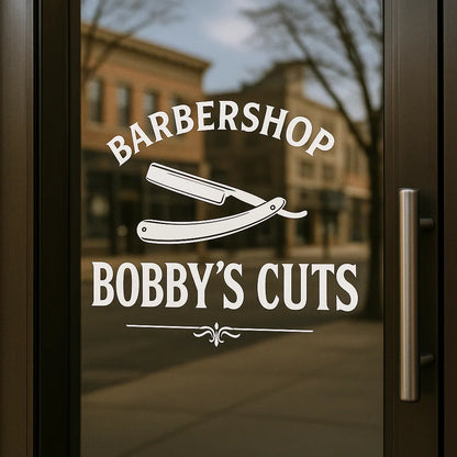 Custom Salon Decal