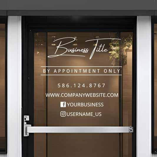 Custom Business Decal 4