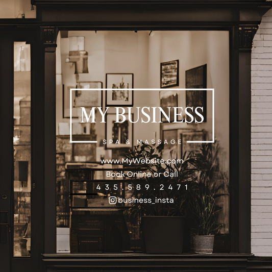 Custom Business Decal 5