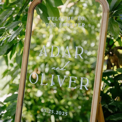 Welcome Wedding Decal 3