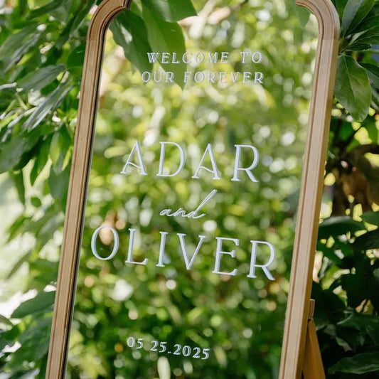 Welcome Wedding Decal 3